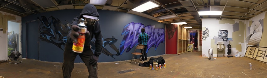 Grafitti Artist "Video", Seattle WA