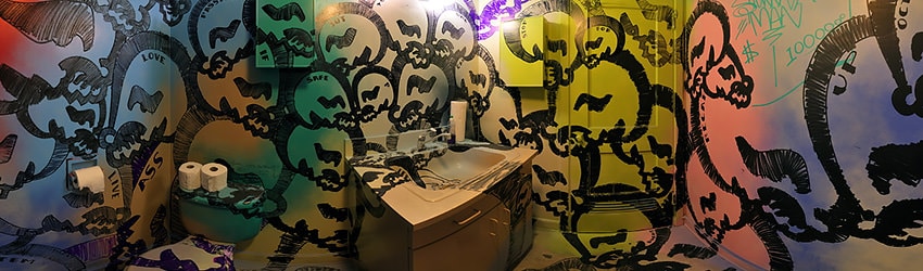 Graffiti Art Hallway at FSF, Free Sheep Foundation, Seattle WA