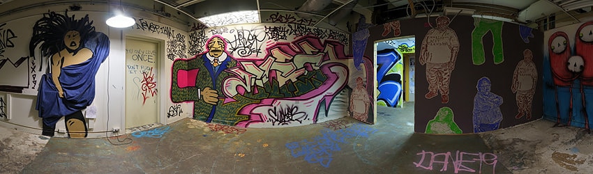 Graffiti Art Room at FSF, Free Sheep Foundation, Seattle WA