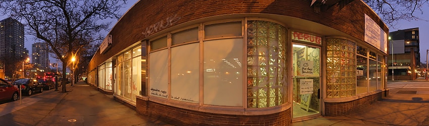 Outside the FSF at 3rd & Battery, Free Sheep Foundation, Seattle WA