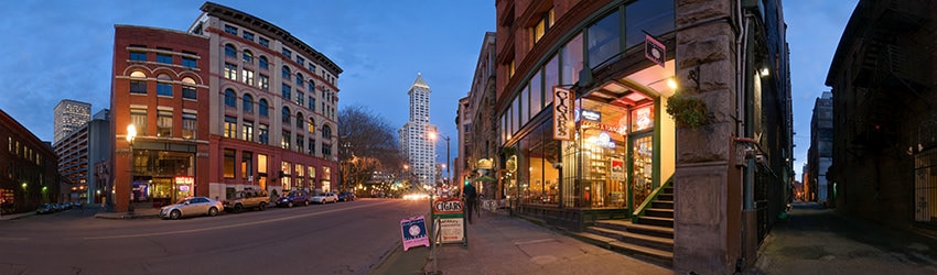 Yesler Way & Firehouse Alley, Pioneer Square, Seattle WA