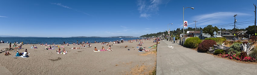 Alki Beach, West Seattle WA