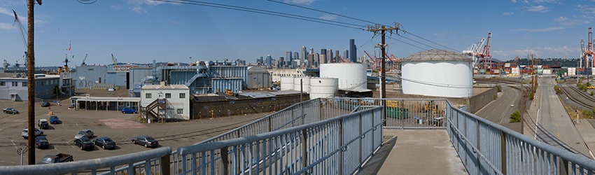 View from Harbor Island, Seattle WA