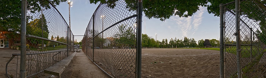 Ballfield, Queen Anne Community Center, Seattle WA