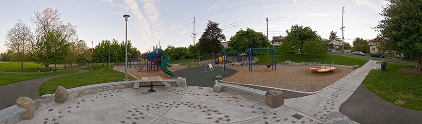 Playground, Queen Anne Community Center, Seattle WA