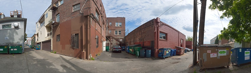 Alley, University District, Seattle WA