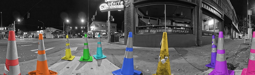 Traffic Cones, West Seattle WA