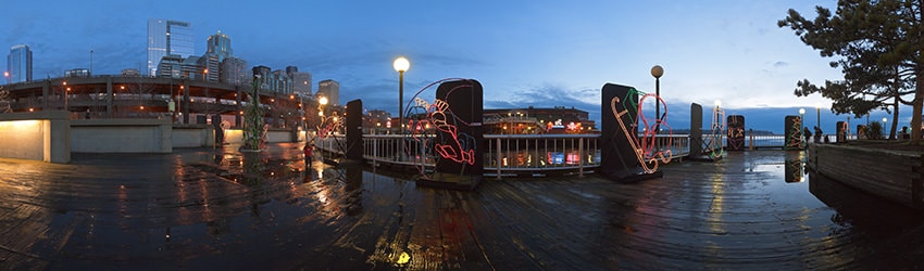 Holiday Lights on the Waterfront, Seattle WA