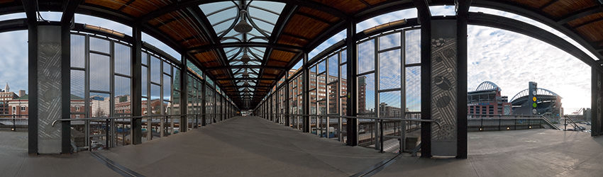 Walkway, King Street Station, Seattle WA