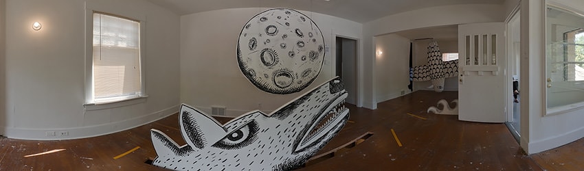 Mad Homes Art Installation, Capitol Hill, Seattle WA