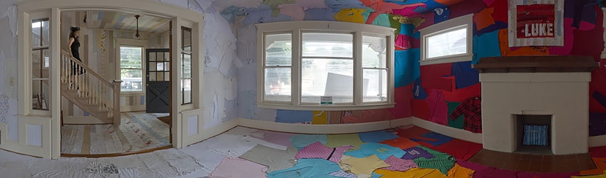 Mad Homes Art Installation, Capitol Hill, Seattle WA