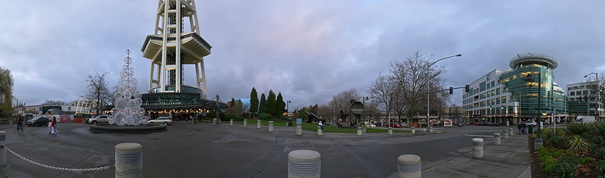 Space Needle at the Seattle Center, Seattle, WA