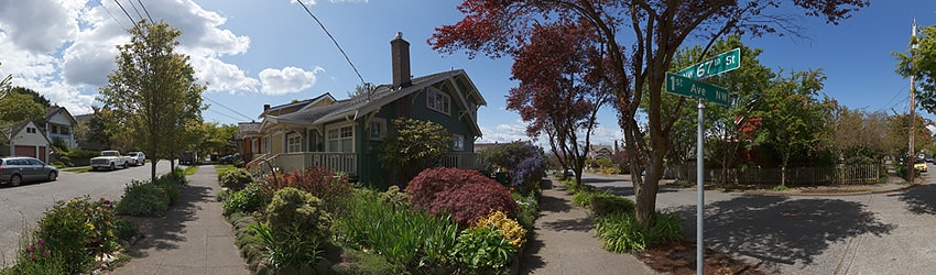 1st Ave & 67th St, Phinney Ridge, Seattle WA