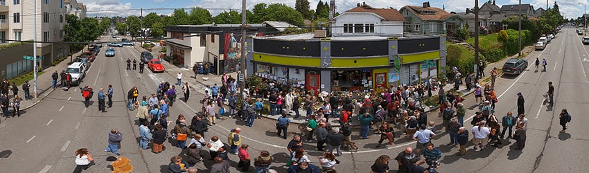 Memorial at Cafe Racer, Seattle WA