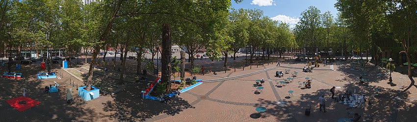 Occidental Park, Pioneer Square, Seattle WA