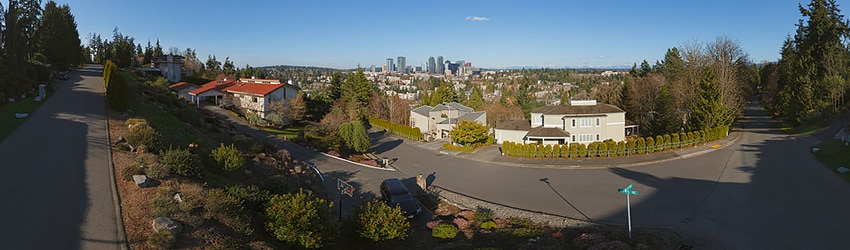 Overlooking Downtown Bellevue, SE 7th & 97th PL, Bellevue WA