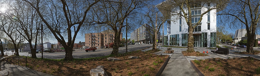 McGilvra Place Park & Bullitt Center (1-Gigapixel), Seattle WA