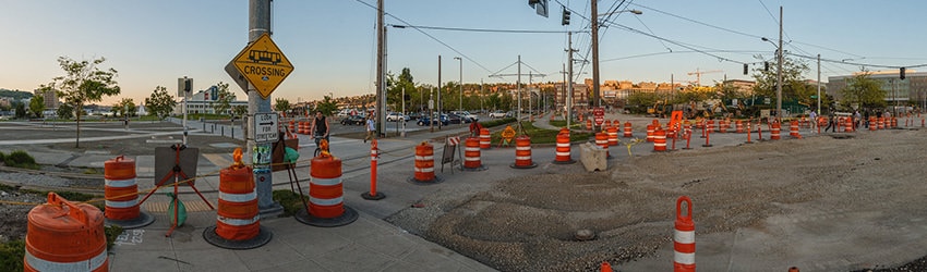 Valley St Construction, South Lake Union, Seattle WA