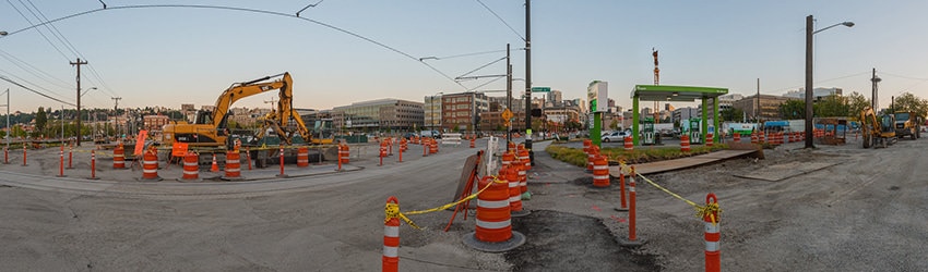 Valley St, Mercer Corridor Project, Seattle WA