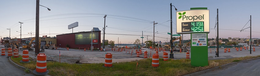 Valley & Westlake, Mercer Corridor Project, South Lake Union, Seattle WA