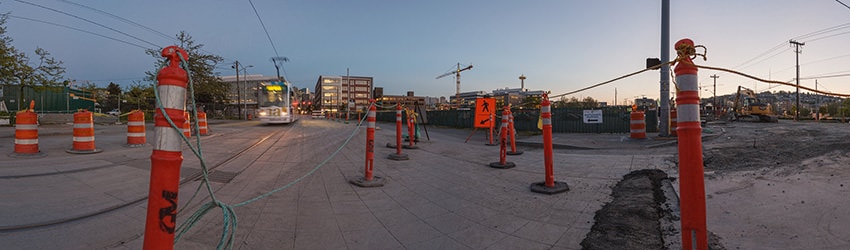 Terry Ave, Mercer Corridor Project, South Lake Union, Seattle WA