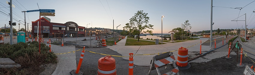 Valley St & Westlake Ave, Mercer Corridor Project, Seattle WA