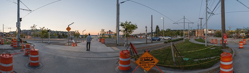 Valley St & Terry Ave, Mercer Corridor Project, Seattle WA