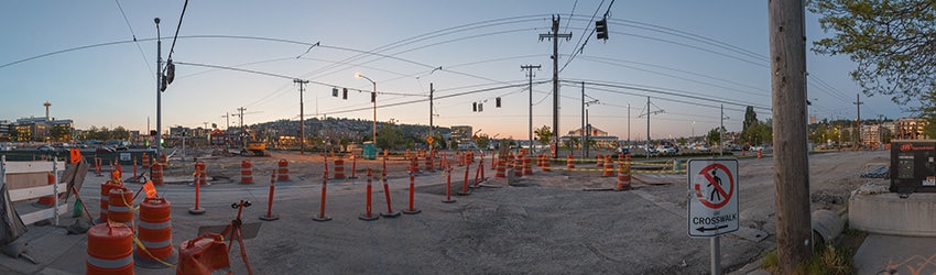Terry Ave, Mercer Corridor Project, Seattle WA