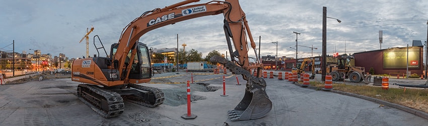 Broad St & Westlake Ave, Mercer Corridor Project, Seattle WA