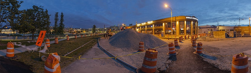 Westlake Avenue, Mercer Corridor Project, Seattle WA