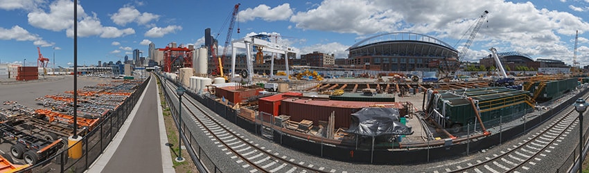 SR 99 Tunnel Construction, June 2013, Seattle WA