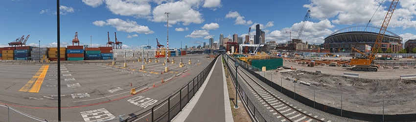 SR 99 Tunnel Construction, June 2013, Seattle WA
