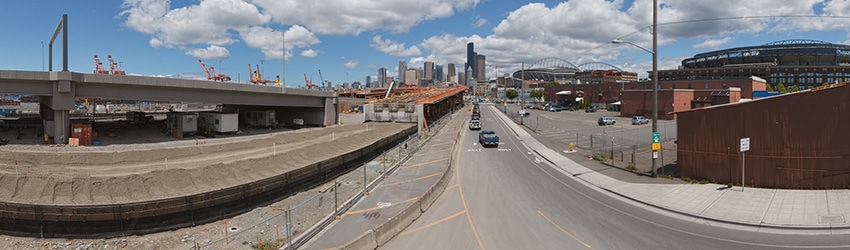 SR99 Construction (6/2013), Seattle WA