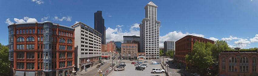 Above Yesler & James, Pioneer Square, Seattle WA