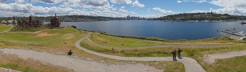 Above the Sundial, Gas Works Park, Seattle WA