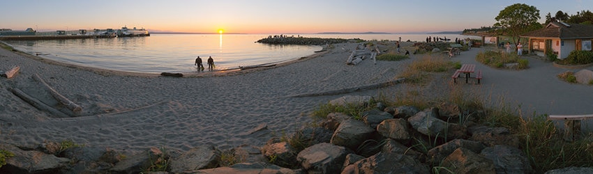 Sunset at Brackett's Landing North, Edmonds WA