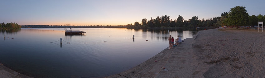 Summer Sunset, Green Lake, Seattle WA