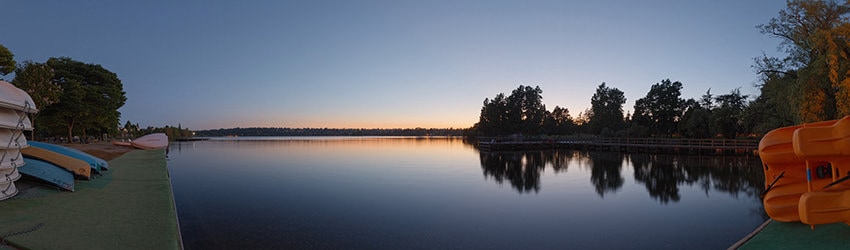 Summer Sunset, Green Lake, Seattle WA