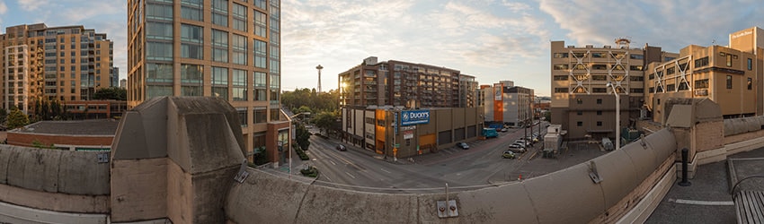 Evening Sun, Cornish College of the Arts, Seattle WA
