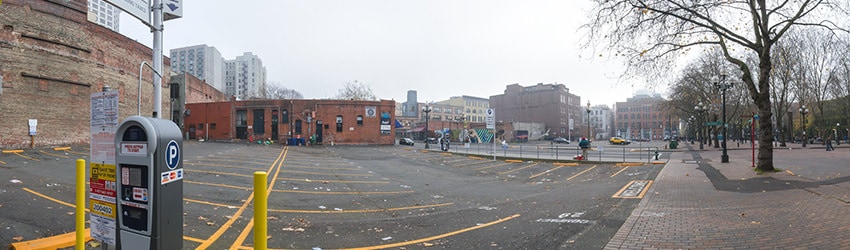 Washington St & Occidental Ave, Pioneer Sqaure, Seattle WA