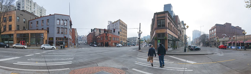 2nd Ave & Washington, Pioneer Square, Seattle WA