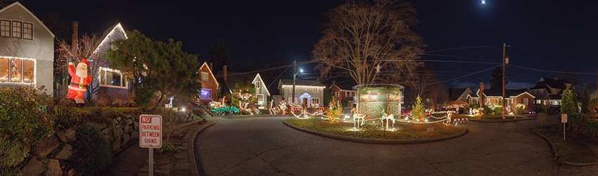 Candy Cane Lane, Seattle WA