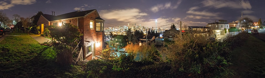 Queen Anne Blvd at Bigelow & Prospect, Seattle WA