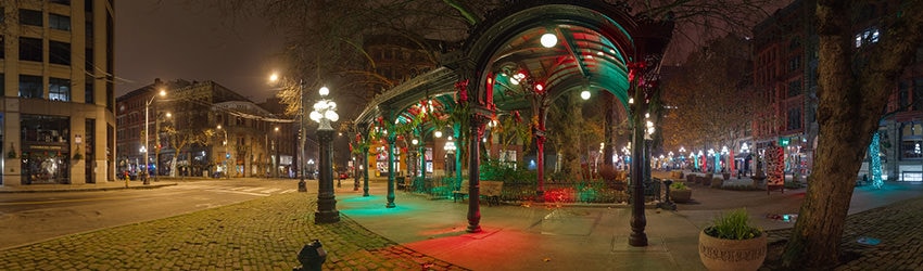 Pioneer Place, 1st Ave & Yesler, Seattle WA