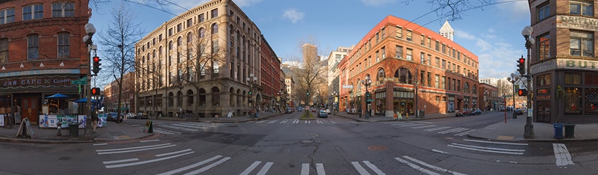 1st Ave S & Washington, Pioneer Square, Seattle WA