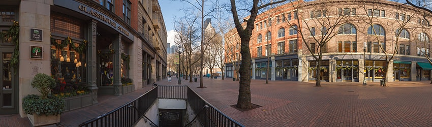 Occidental Mall, Pioneer Square, Seattle WA