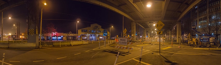 Alaskan Way Viaduct & Madison St, Seattle WA