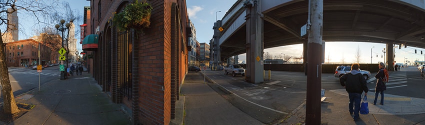 Alaskan Way Viaduct at Yesler, Seattle WA