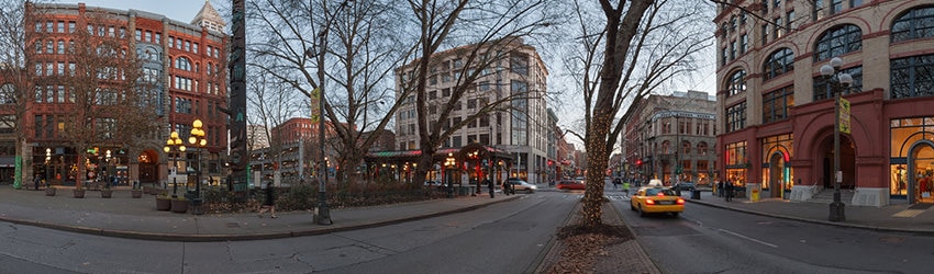 1st Ave & Yesler, Pioneer Square, Seattle WA