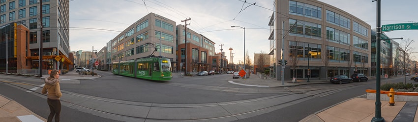 Terry Ave & Harrison St, South Lake Union, Seattle WA